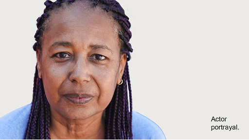 Female diabetes patient Female diabetes patient